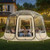 Pop up Bubble Tent, 12 x 11.1 ft Waterproof & UV-Resistant, Clear Camping Tent Shelter, Outdoor Gar E415-JGZ12111FT00M3C9I001V0