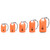  Dry Bag Orange 5.3 gal PVC A949-92790