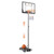 Basketball Hoop, 5-7 ft Adjustable Height Portable Backboard System, 32 inch Basketball Hoop & Goal E415-LQK32CKWDJ009EFGVV0