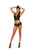 Vinyl zip front shorts Y200-V7143