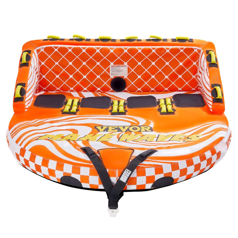 Towable Tube for Boating, 1-4 Riders Inflatable Boat Tubes and Towables, 680lbs Water Sport Towable E415-CQTL2SFDX4R0TI58EV0
