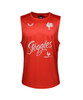 Sydney Roosters 2021 Castore Mens Training Singlet Red