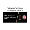 Sydney Roosters 2026 Premiers Car Window Decal