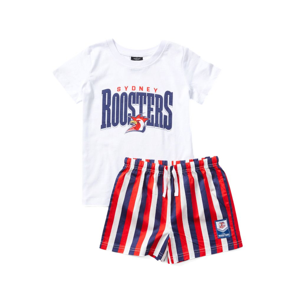 Sydney Roosters 2025 Bleacher Kids PJ Set Roosters Shop
