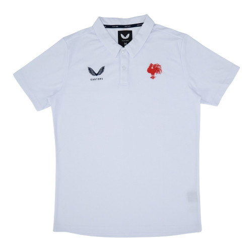 Sydney Roosters 2021 Castore Mens Travel Polo White Sydney Roosters 2021 Castore Mens Travel Polo White