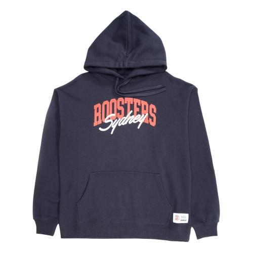 Sydney Roosters Womens Peached Fleece Hoody Navy
