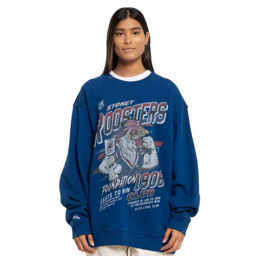 Sydney Roosters Mitchell & Ness Adults Crew