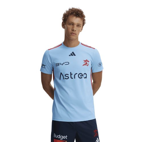Sydney Roosters 2026 Adidas Mens Training Tee Blue