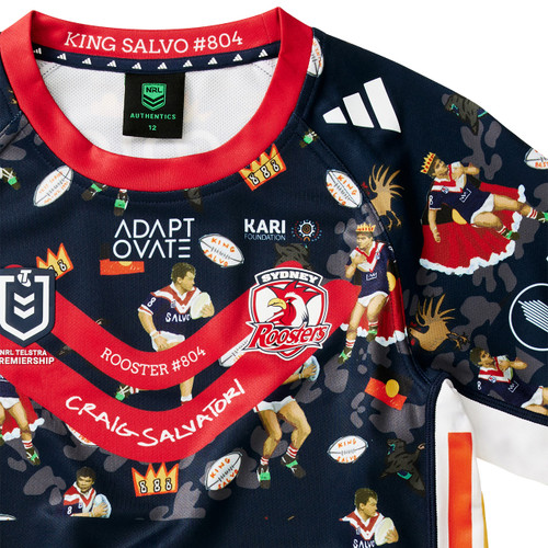 Roosters 2026 Adidas Kids First Nations Jersey