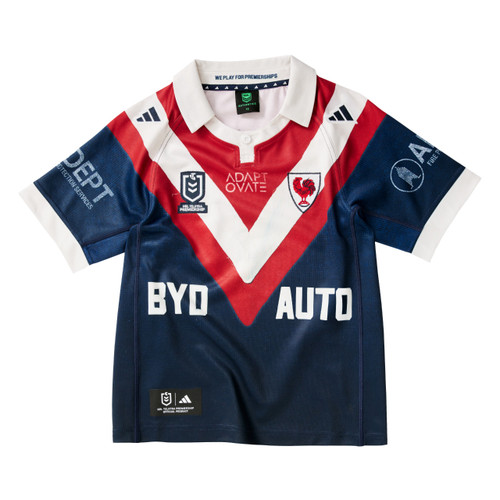 Roosters 2026 Adidas Kids 1976 Retro Edition Jersey