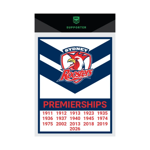 Sydney Roosters 2026 Premiership Years Decal