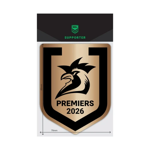Sydney Roosters 2026 Premiers Gold Decal Set