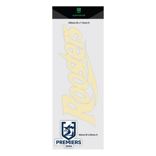 Sydney Roosters 2026 Premiers Gold Lettering Pack