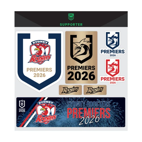 Sydney Roosters 2026 Premiers Giant Decal Set