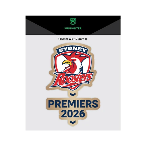 Sydney Roosters 2026 Premiers Medium Decal