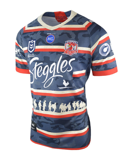 Sydney Roosters 2019 Kids ANZAC Jersey
