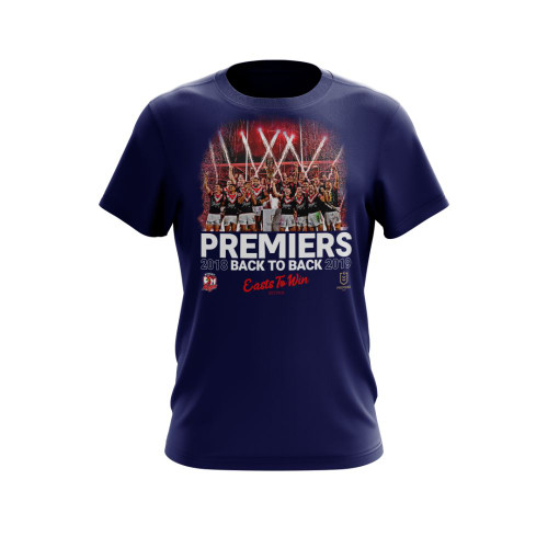 Sydney Roosters 2019 Classic Kids Premiers Photo Tee