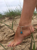 Delaware Beaches® Sand Encased Anklet with Adjustable Link Chain  