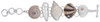 Sterling Silver Multi-Seashell Bracelet