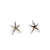 Dune Sterling Silver Delicate Starfish Stud Earrings 