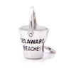 Delaware Beaches® Sand Bucket Bead (w/ center hole for Bracelets)