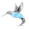 Marahlago Hummingbird Larimar Necklace