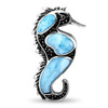 Marahlago Seahorse Large Larimar Necklace