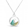 Dune Sterling Silver Cresting Wave GRADIENT Necklace
