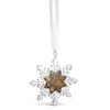 2023 Dune Silver Snowflake Ornament (Sand and Turquoise)