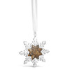 2023 "Delaware Beaches" Dune Silver Snowflake Ornament (Sand and Turquoise) IN STOCK