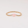 HOLY WATER "UNCONDITIONAL LOVE" HEART STRETCH BRACELET IN GOLD