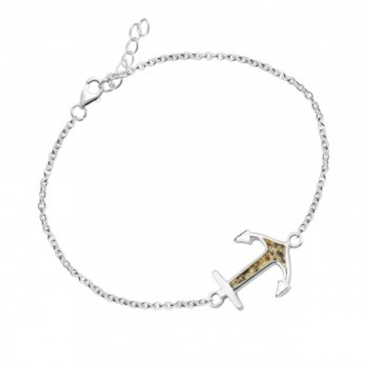 Sterling Anchor Chain Bracelet