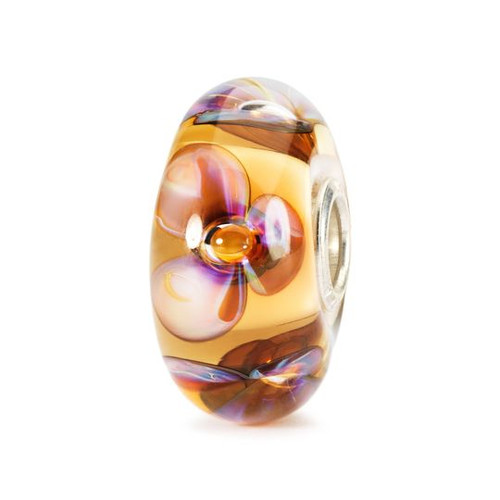 Trollbeads Amber Violets Bead Trollbeads Amber Violets Bead