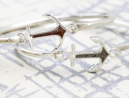 Dune Sterling Silver Anchor Bracelet - Michael Gallagher Jewelers