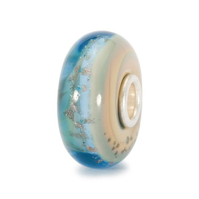Perle Trollbeads Ricordi TGLBE-10409 - Argent Multicolore Ovale - Neuf Sans Emballage