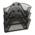 Onyx Mesh Magnetic Triple File Pocket