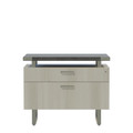 Mirella 36"W Lateral File in Stone Gray