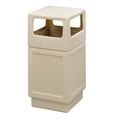 Canmeleon Recessed Panel Outdoor Receptacle Side Opening, Color: Tan