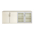 Medina Low Wall Cabinet in Textured Sea Salt