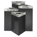 Trifecta Recycling Receptacle - 17 Gallon