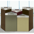 Trifecta Recycling Receptacle - 17 Gallon