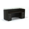Medina Reception Desk in Mocha