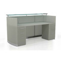 Medina Reception Desk in Textured Sea Salt