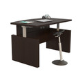 Aberdeen Height-Adjustable Bow Front Desk