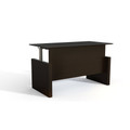 Medina Height-Adjustable Straight Front Desk in Mocha