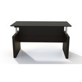 Medina Height-Adjustable Straight Front Desk in Mocha