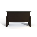 Medina Height-Adjustable Straight Front Desk in Mocha