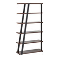 Mirella 5-Shelf Bookshelf in Southern Tobacco