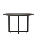 Mirella 42" Round Meeting Table in Southern Tobacco