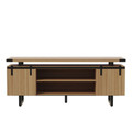 Mirella Low Wall Cabinet in Sand Dune